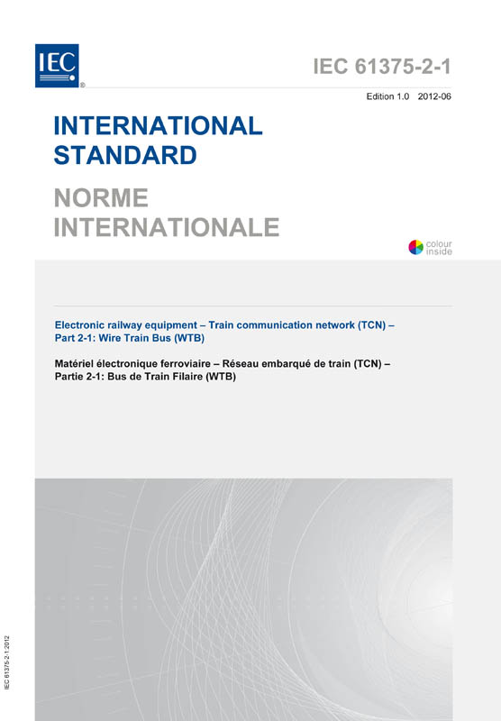 Cover IEC 61375-2-1:2012